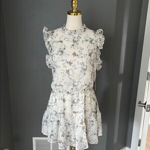 TCEC Floral Ruffle Dress